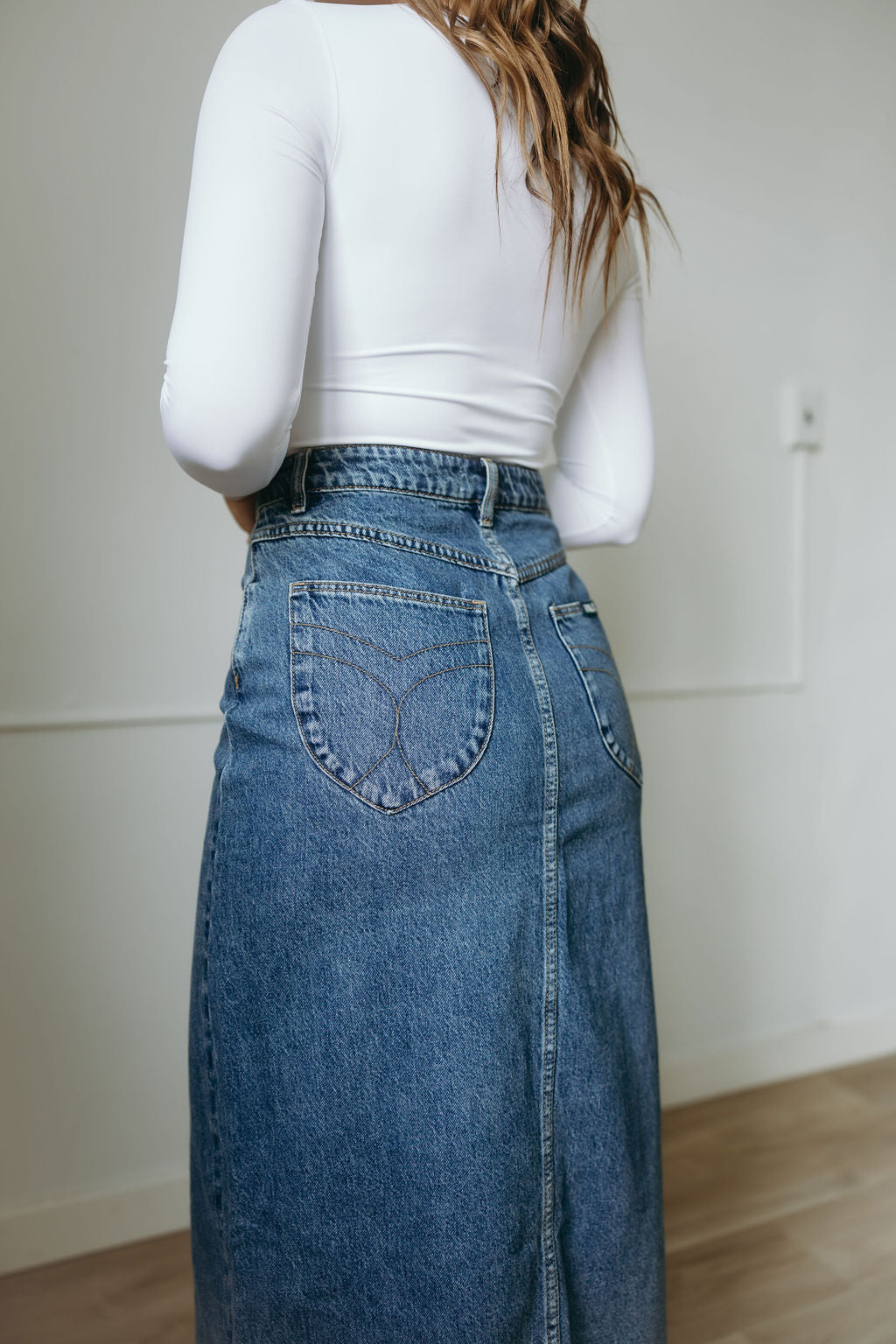 Chicago Skirt Lyocell Blue