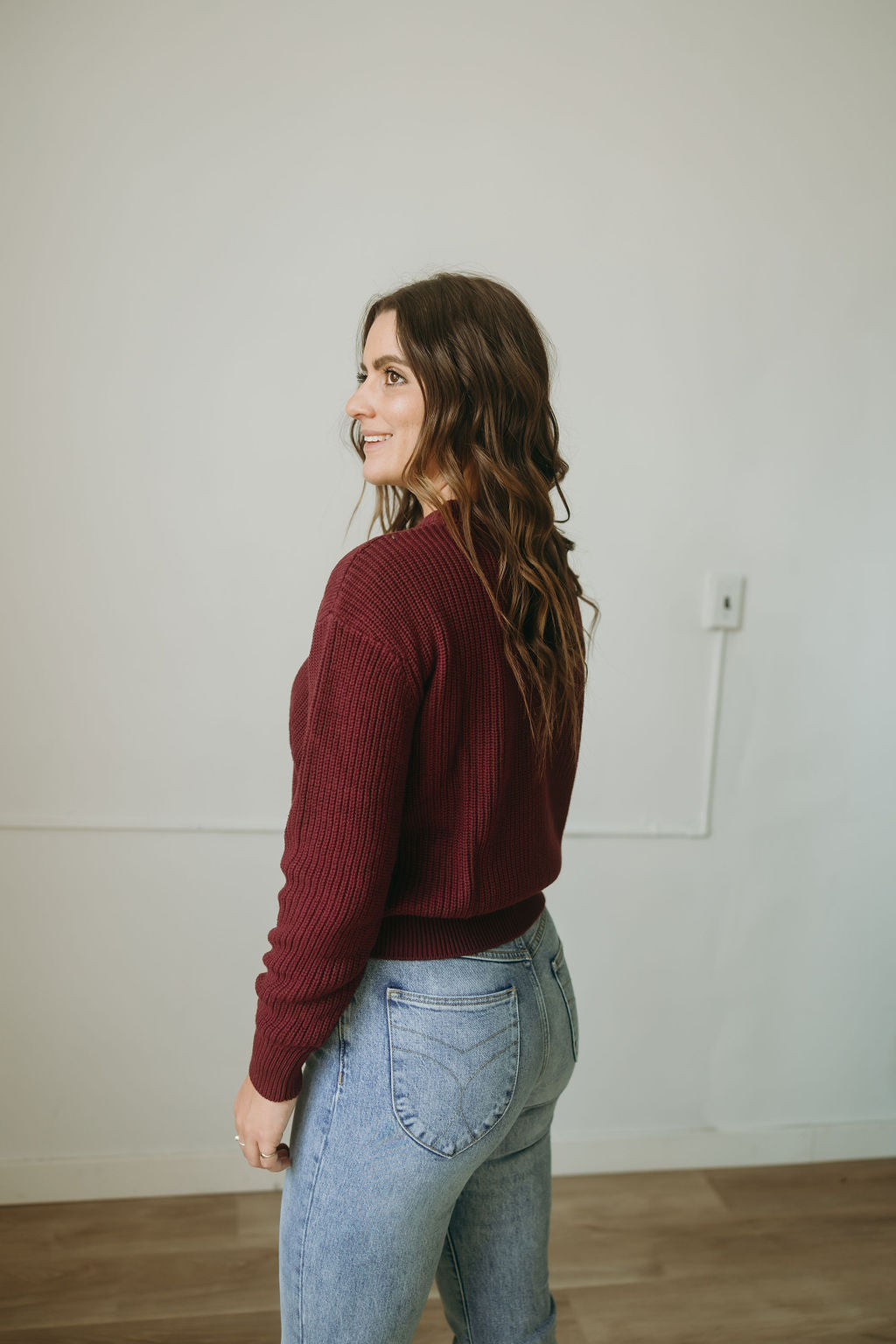 Mikala Sweater - Burgundy