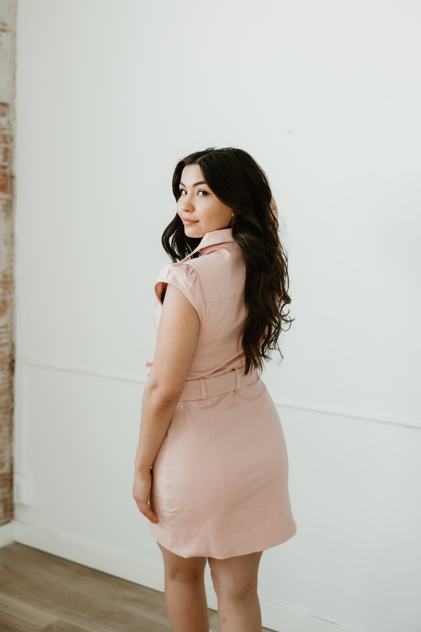 Charlee Belted Denim Dress