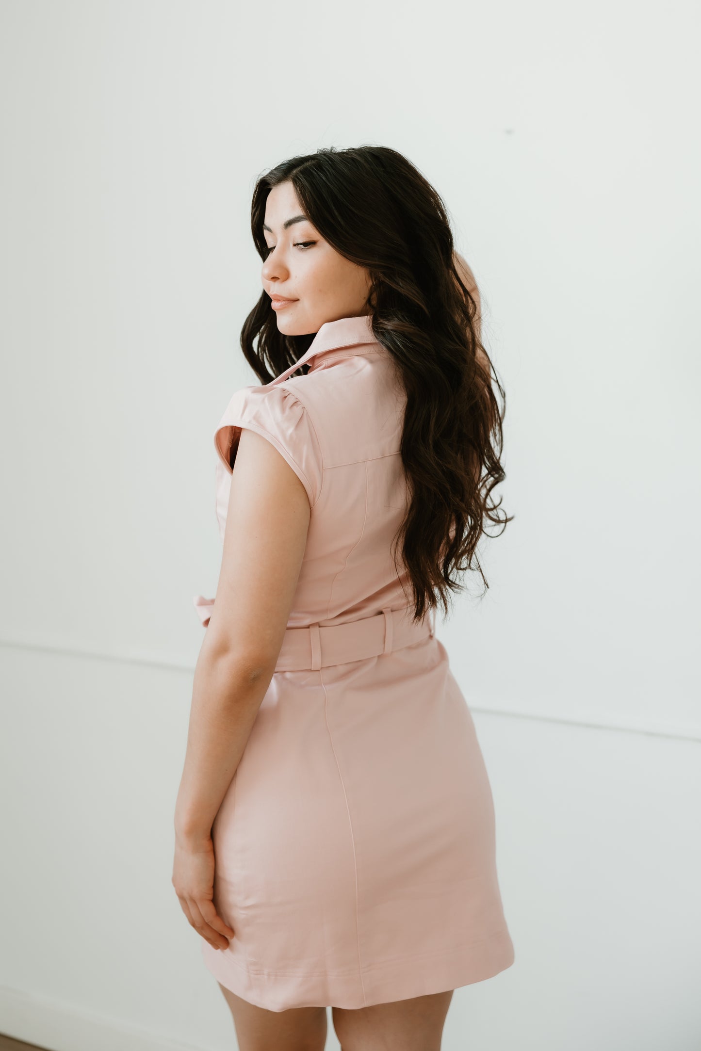 Charlee Belted Denim Dress