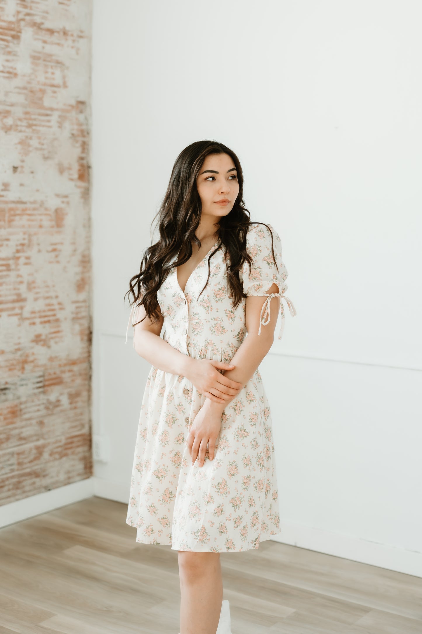 Lilly Button Up Midi Dress