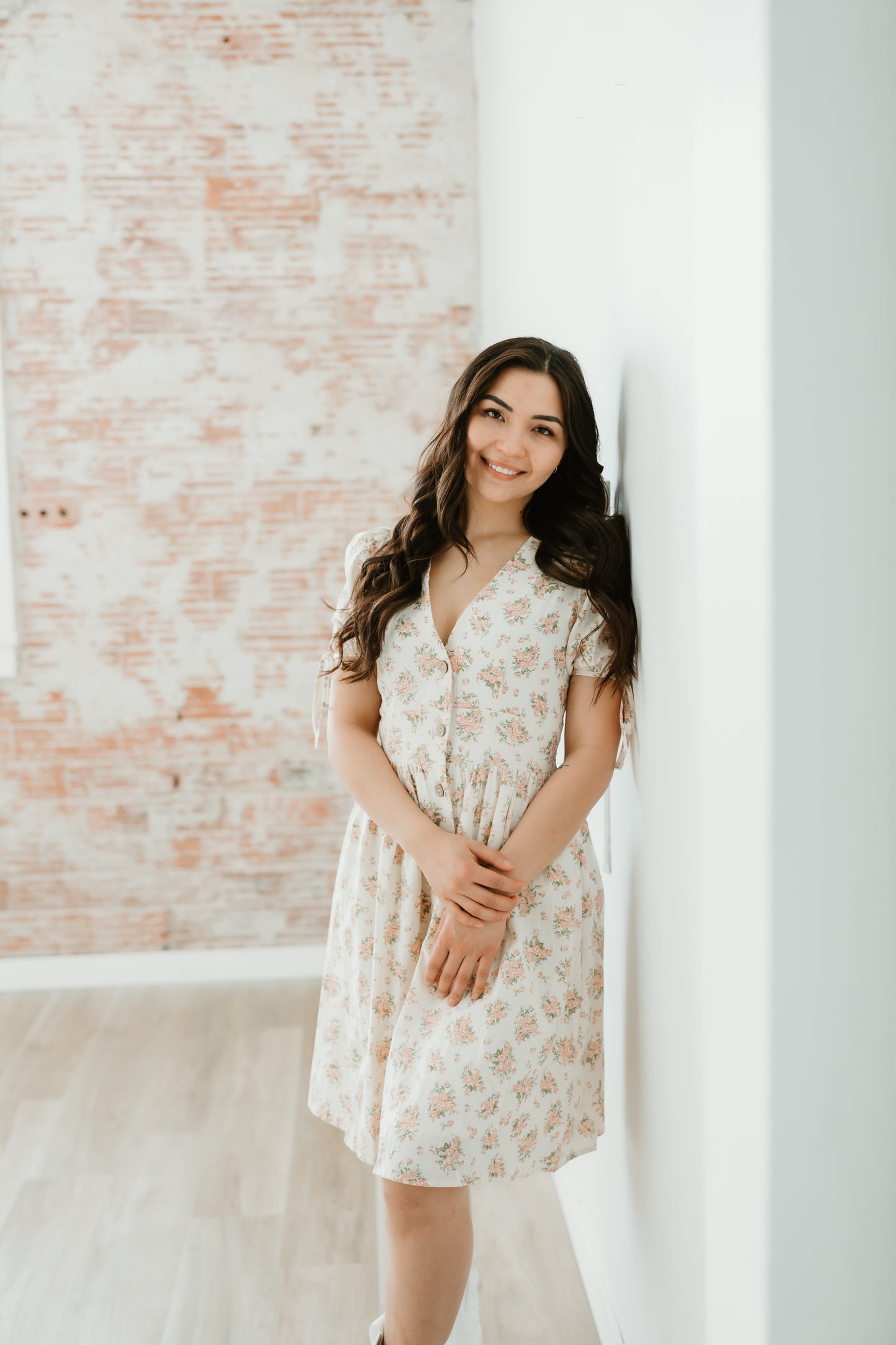 Lilly Button Up Midi Dress