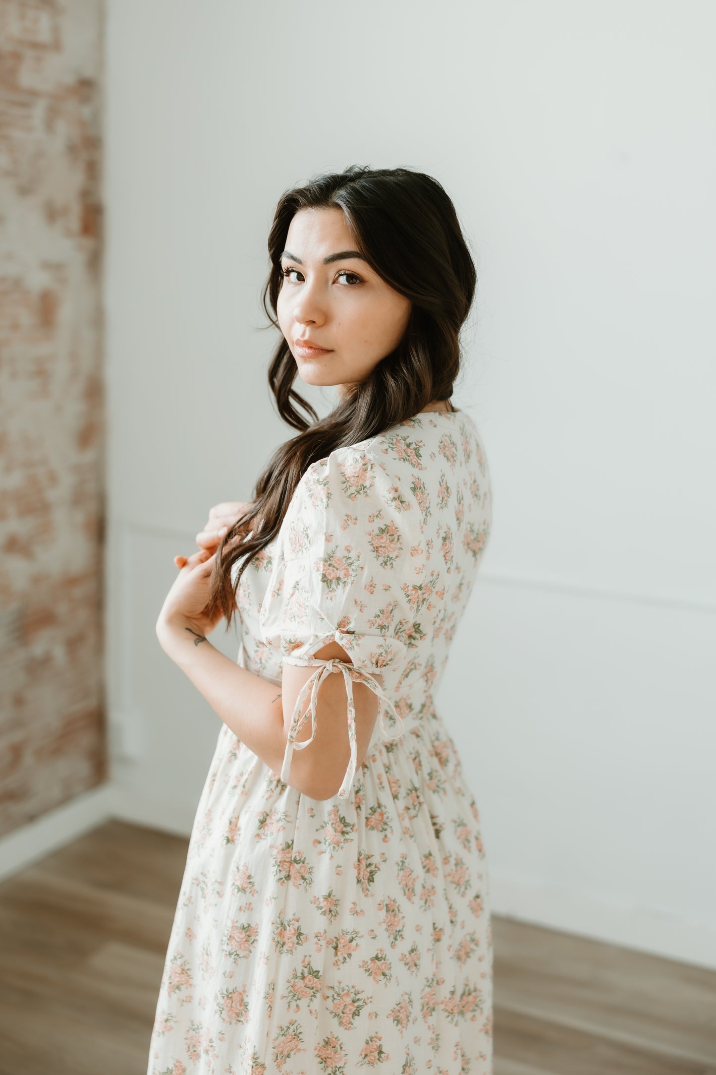 Lilly Button Up Midi Dress