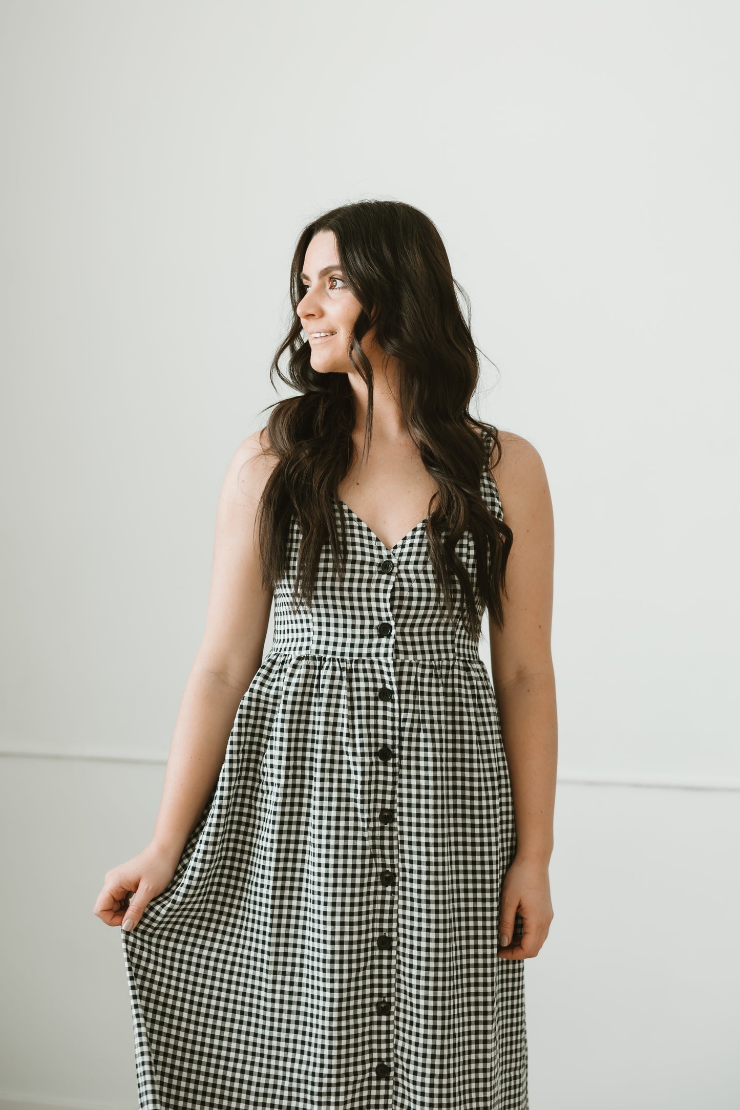 Alina Button Up Midi Dress
