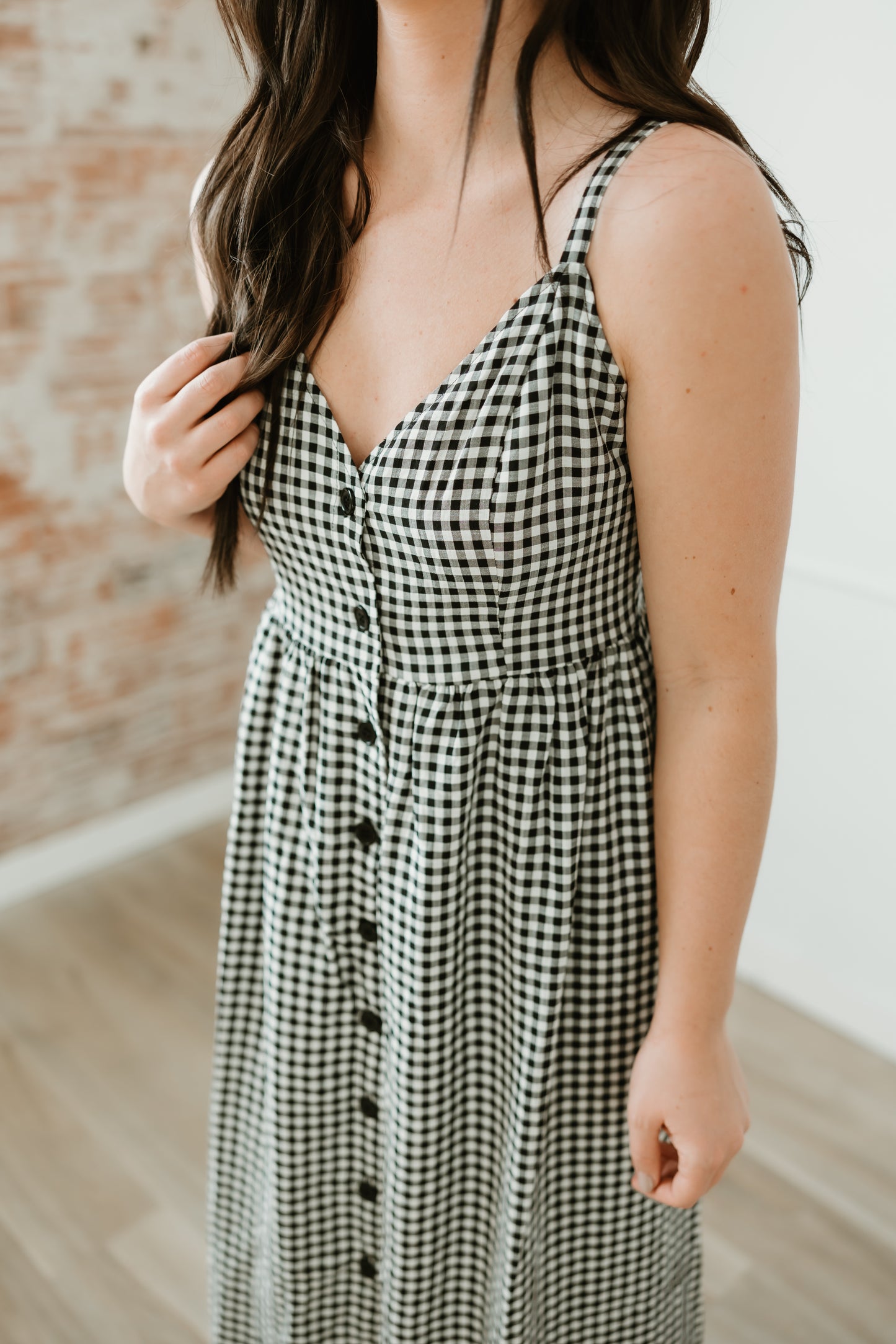 Alina Button Up Midi Dress