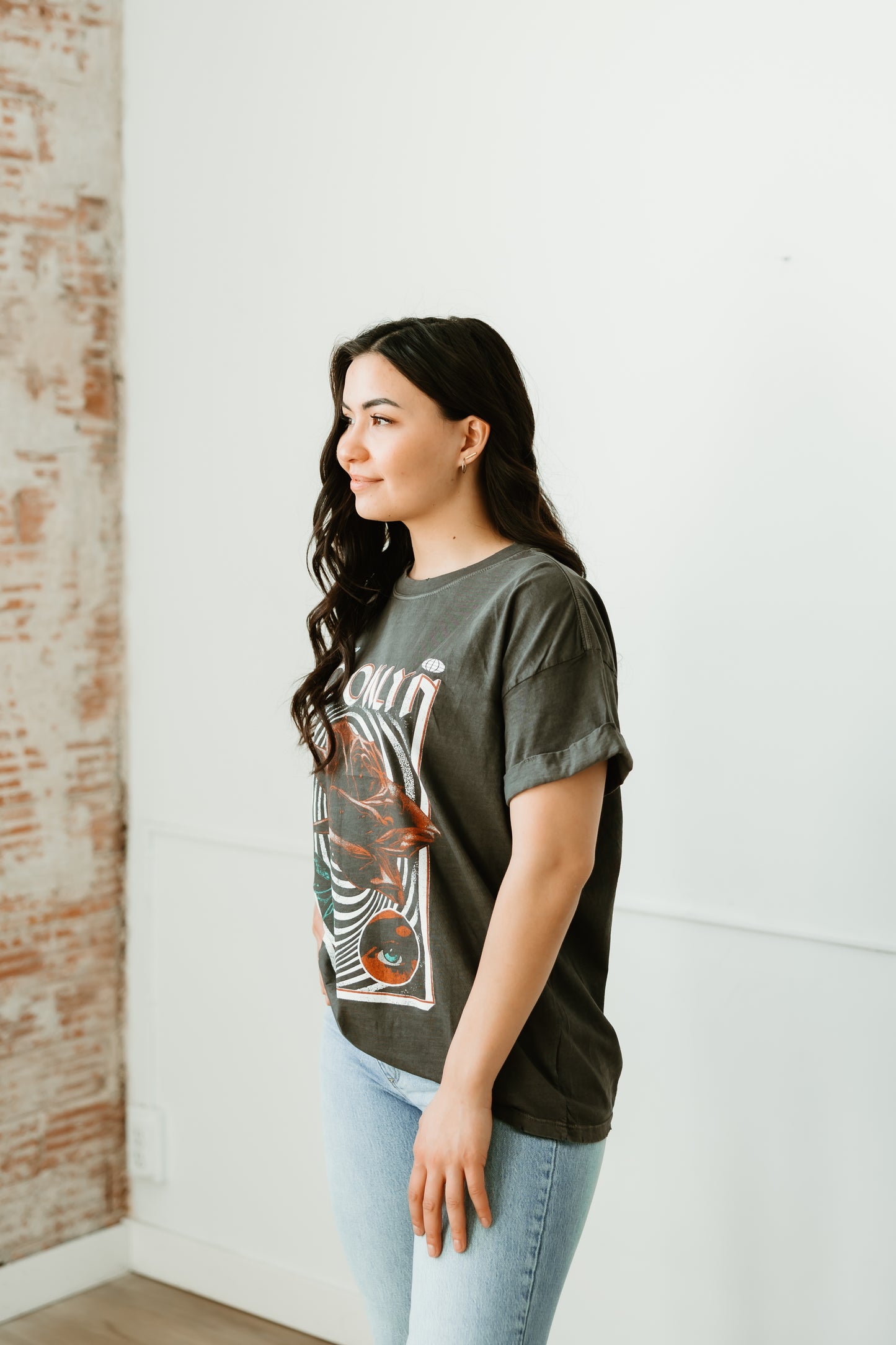 Brooklyn Rose Boyfriend Tee