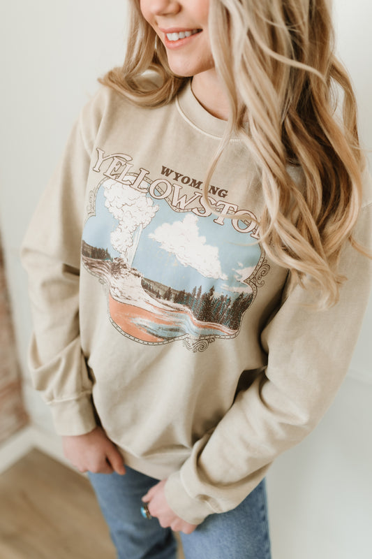 Yellowstone Oversized Crewneck Sweatshirt