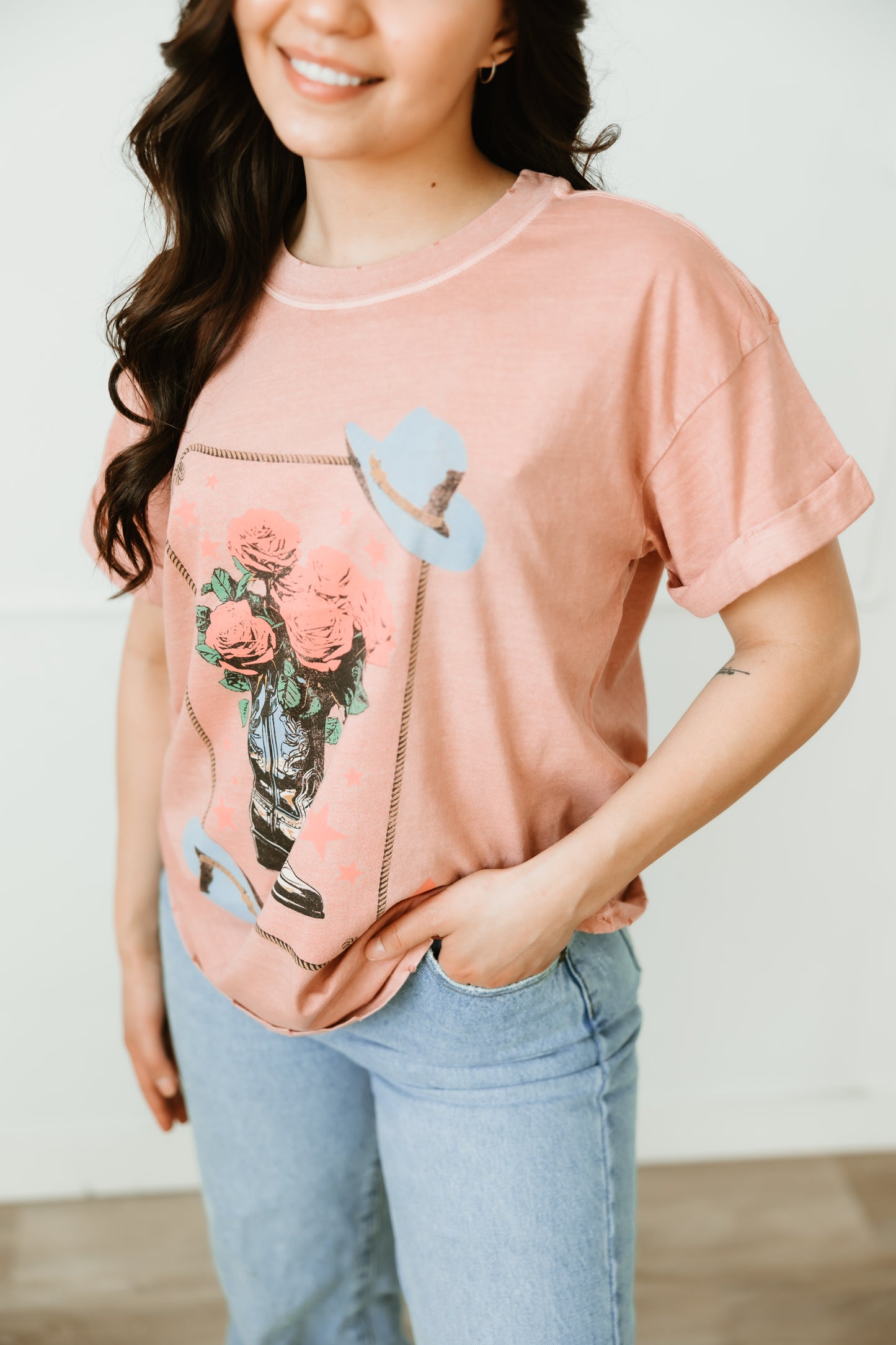 Western Card Boyfriend Tee