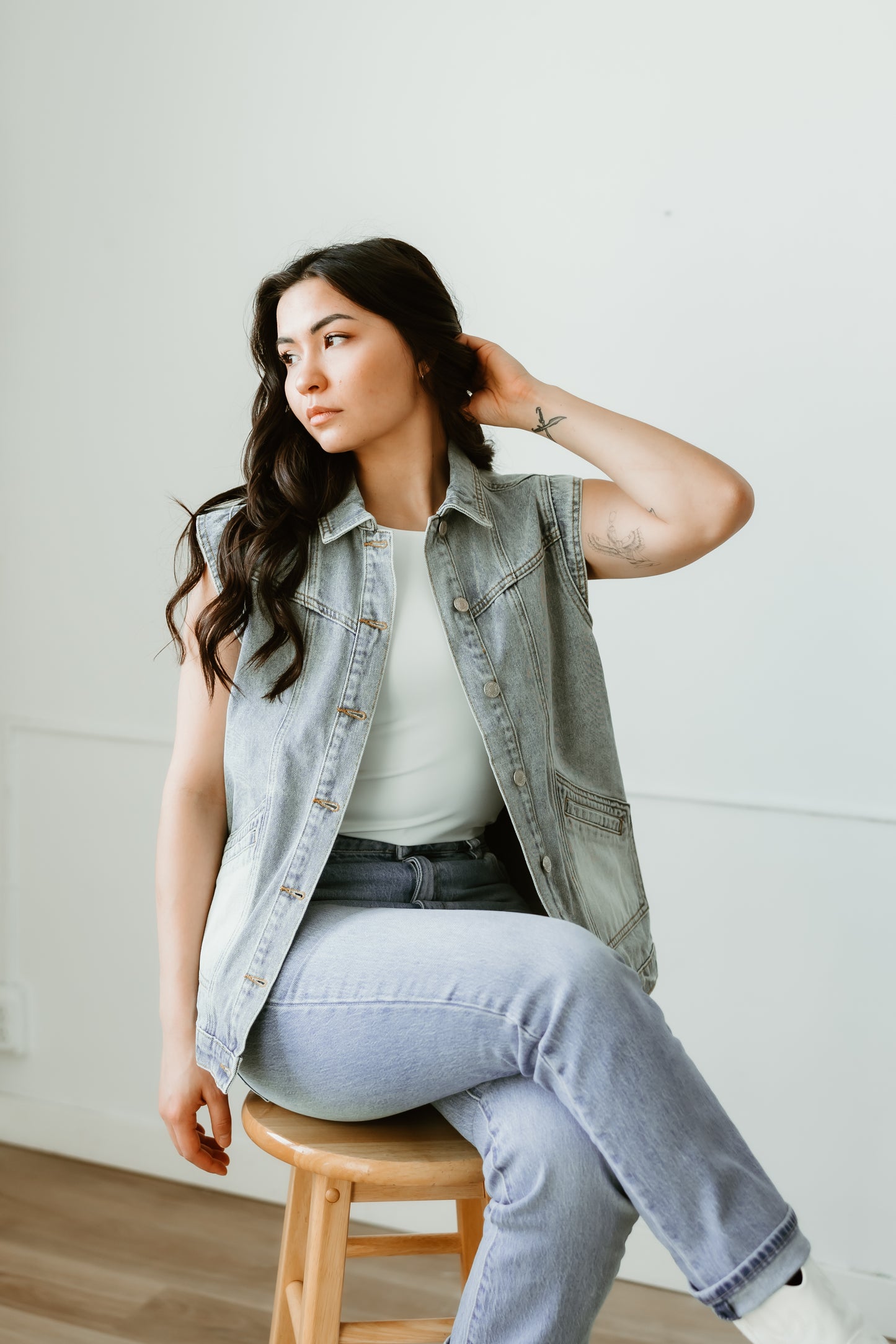 Morgan Denim Vest