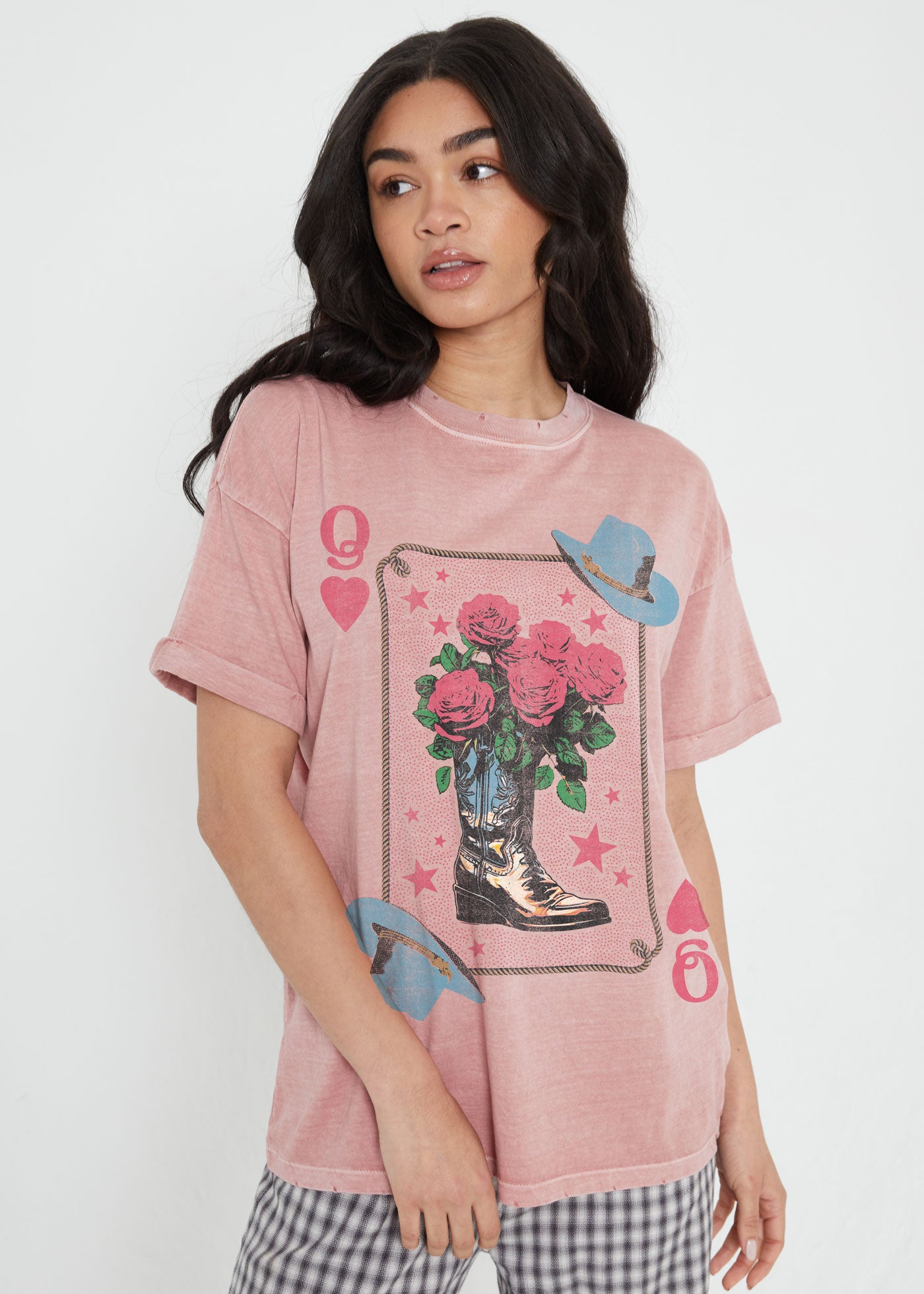 Western Card Boyfriend Tee